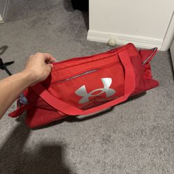 Two Brand New Under Armor, Red Sports Bags