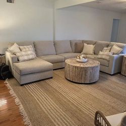 OM• $38 Initial • Brand New Edenfield Sectional With Chaise Living Room Couch