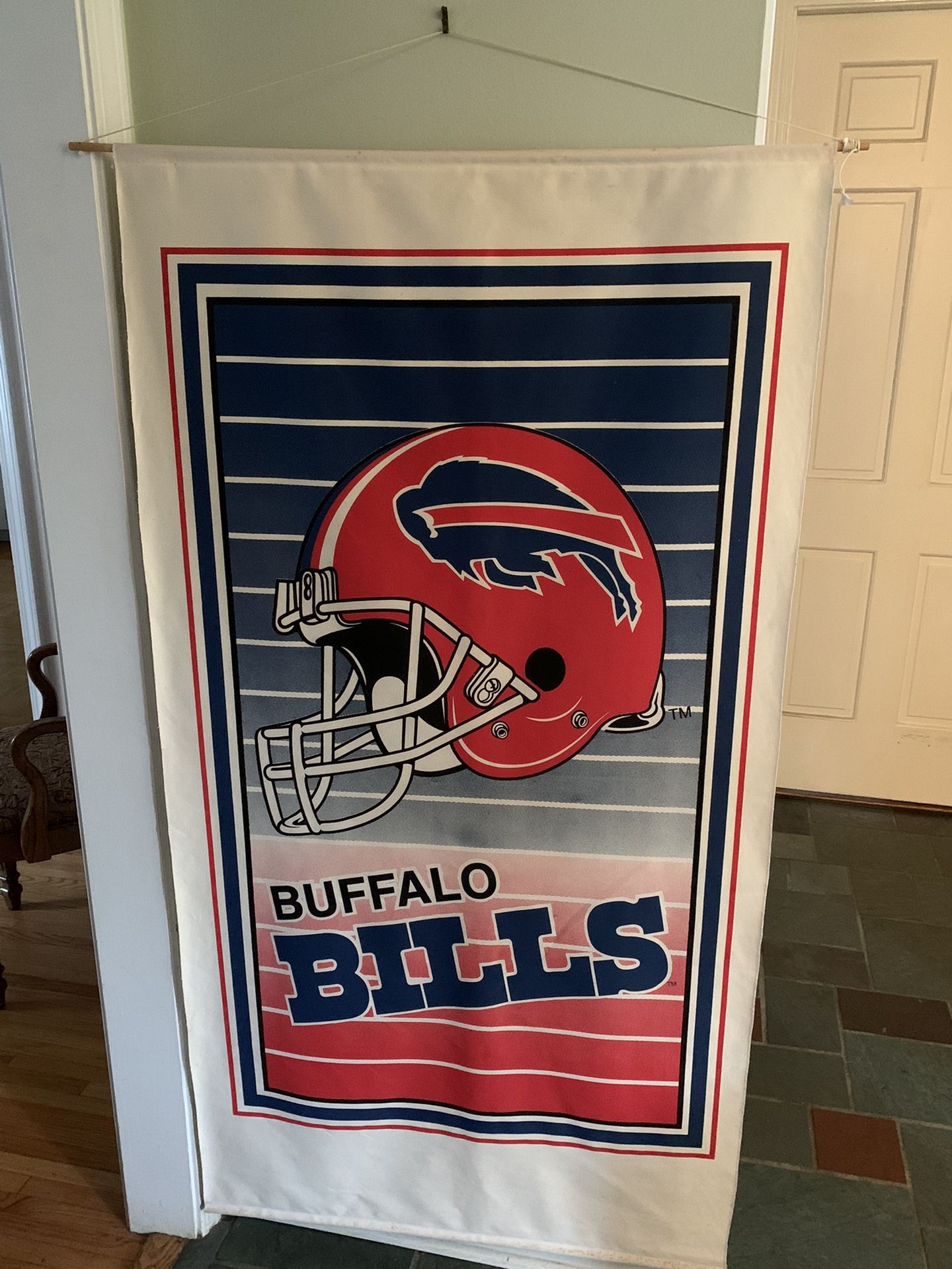 Buffalo Bills Vintage Canvas Wall Hanging