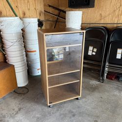 Stereo Audio Media Rack Component Cabinet
