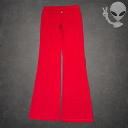 Lululemon Groove Super High Rise Flared Pant Nulu Red Size M