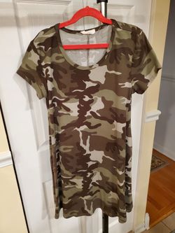 Girls army dress size xl kids
