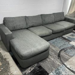 Sectional Sofa Free Delivery Gray Couch Rowe Furniture 