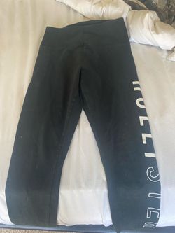 Hollister Black Leggings with Logo