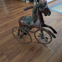 Antique Horse Tricycle 
