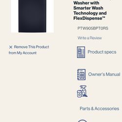 FREE GE Profile Washer