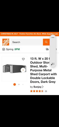 13x20 metal shed