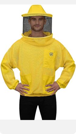 HUMBLE BEE 520 BEEKEEPING SMOCK JACKET YELLOW ROUND VEIL,XS