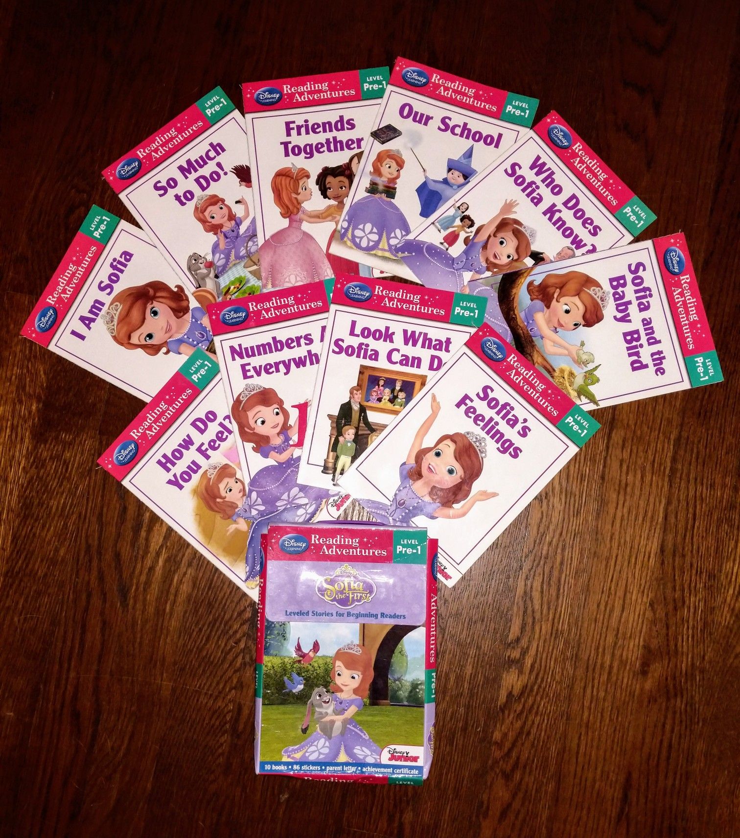 Disney's Sofia the First pre-1 readers box set