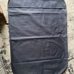 Authentic Ralph Lauren Navy Blue Canvas Garment Suit Bag with Gold Lettering