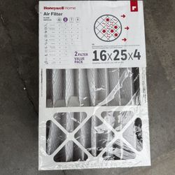Honeywell 16x25x4 Air Filters (2-Pack) – New