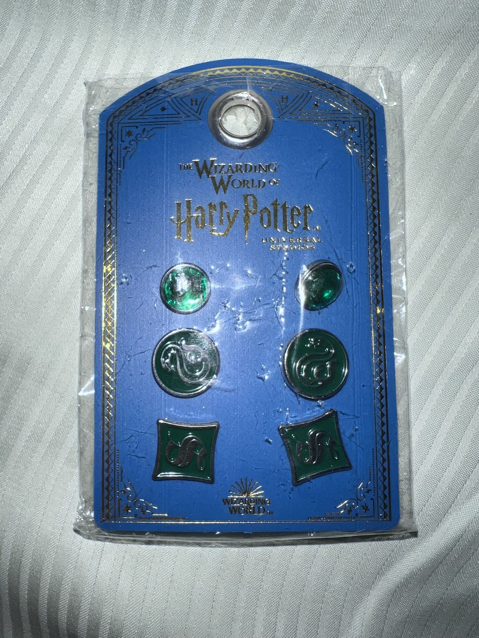 Wizarding World of Harry Potter Stud Earring Set Universal Studios Set Of 3 Pairs
