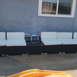 7-Piece Outdoor Patio Sectional Set