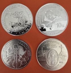 4oz  Pure Silver Coins