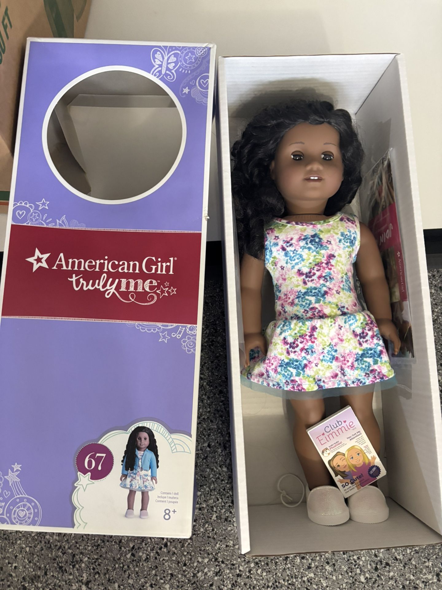 American Girl doll With Luggage, Wheel Chair And Extra Outfit