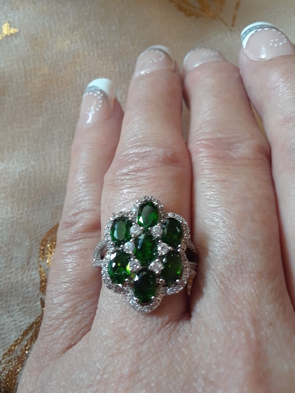 NEW! Genuine Russian Chrome Diopside SS925