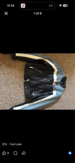 Leather jacket ford