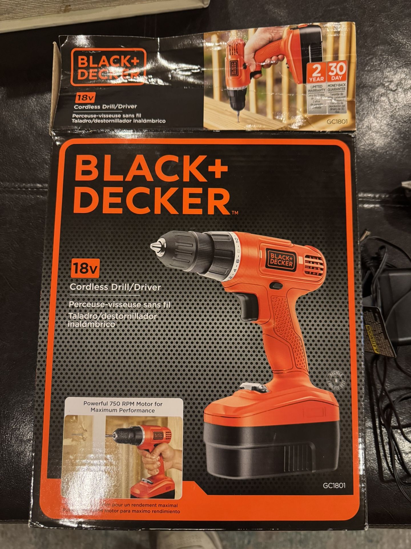 Black and Decker 18 Volt Cordless Drill