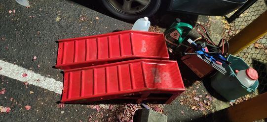 Steel car ramps