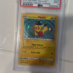 PSA 9 2020 Special Delivery Pikachu Canada Promo 