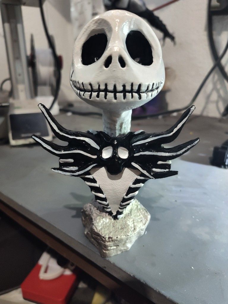 Bust Statue Of Jack Skellington The Nightmare Before Christmas 