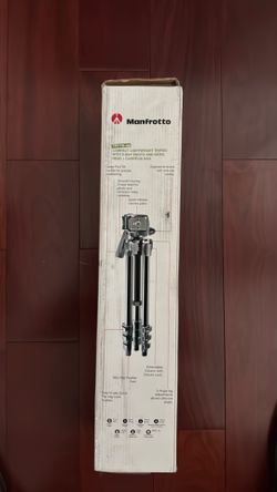 Manfrotto tripod with 3 way head