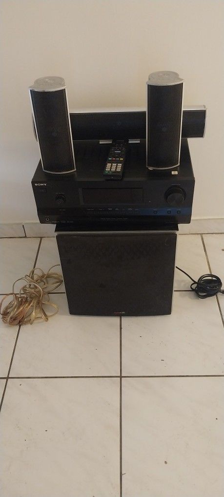 Polk And Sony Surround Sound System