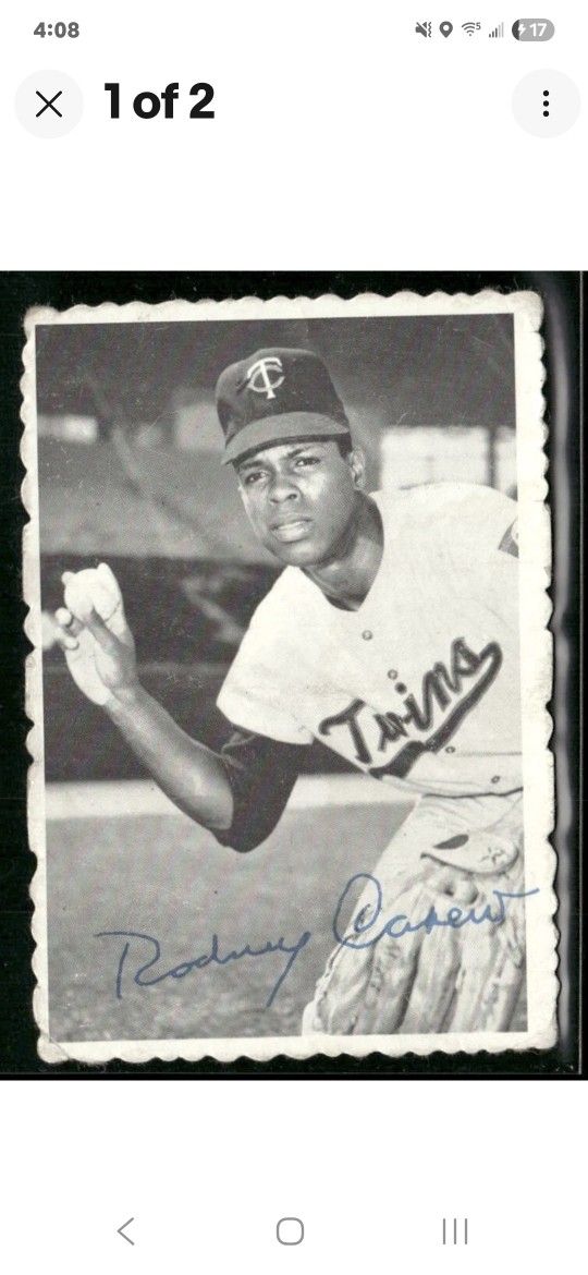 Rod Carew 1969 Topps Deckle Edge #12
