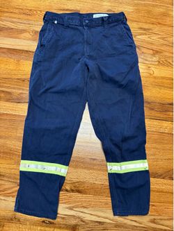 Carhartt FR 34x32 Flame Resistant Navy Blue Work Pants