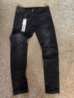 Purple jeans