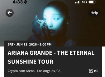 One Ariana ticket