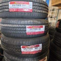 215/70/15 Land Spider Tires Installed And Balanced/ Instaladas Y Balanceadas 