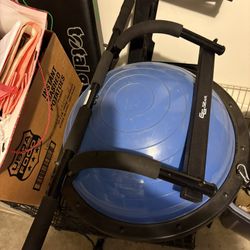 $25 Exercise Half ball And $10 Door Pull Up Bar 