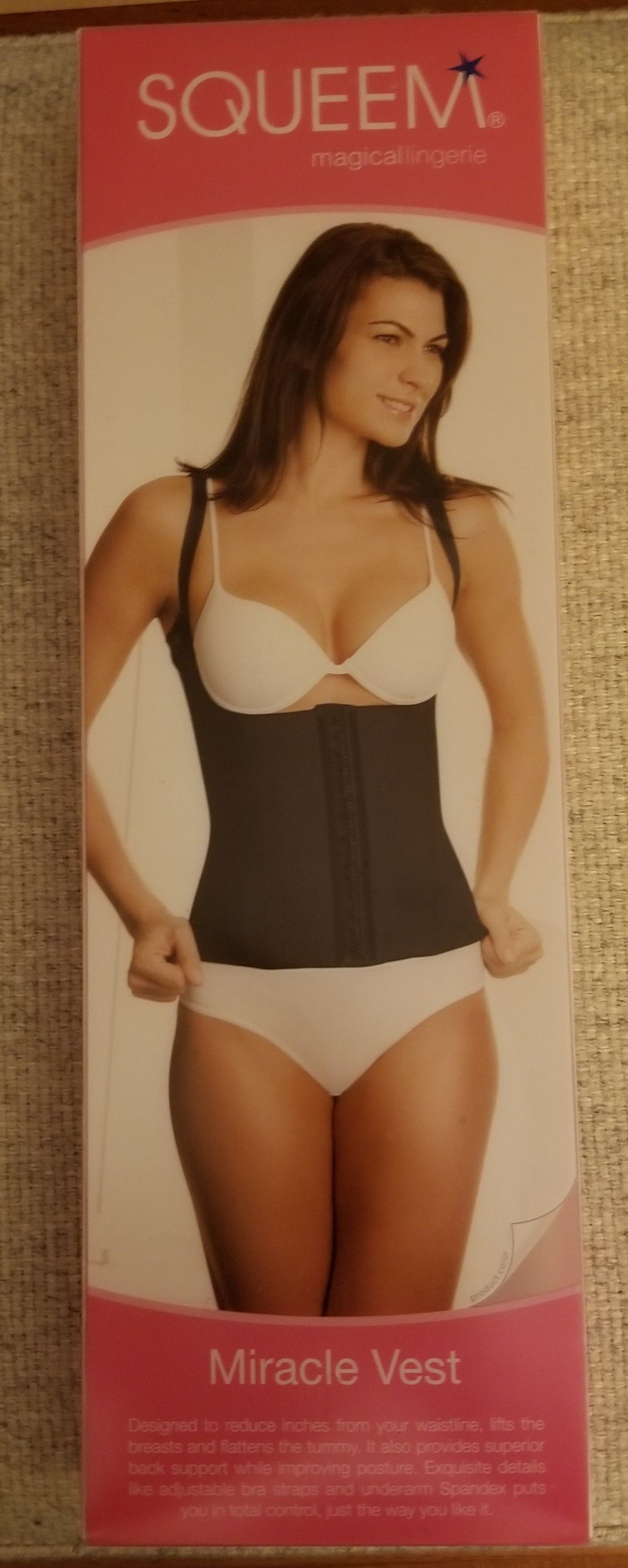 Squeem magical lingerie miracle vest XL Black for Sale in Falls