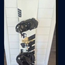 Rome 152 Snowboard Deck W Bindings MED