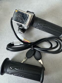 36V E-bike half twist throttle with led power indicator