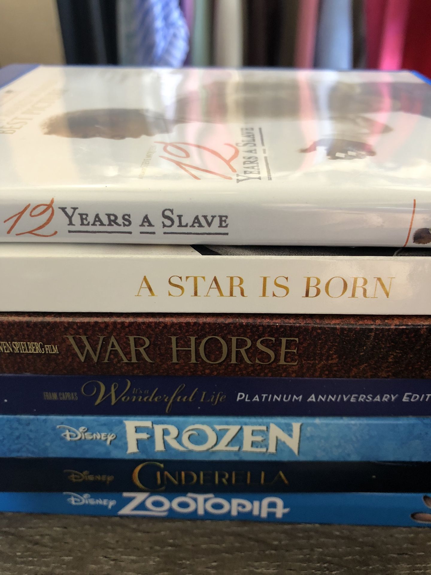 7 Blu-Rays $2. Ea.