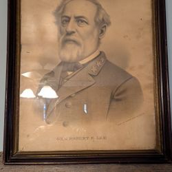 Late 19th Century Chromolithograph Robert E. Lee