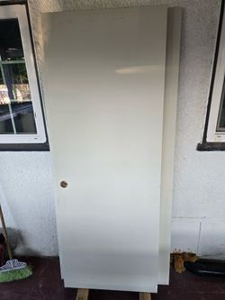 Slab door.
