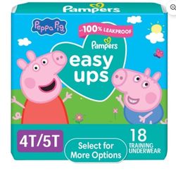 Pampers Easy Ups Bag 4t 5t $8