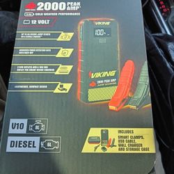 Viking Lithium -Ion Jump Starter and Power Bank 2000W
