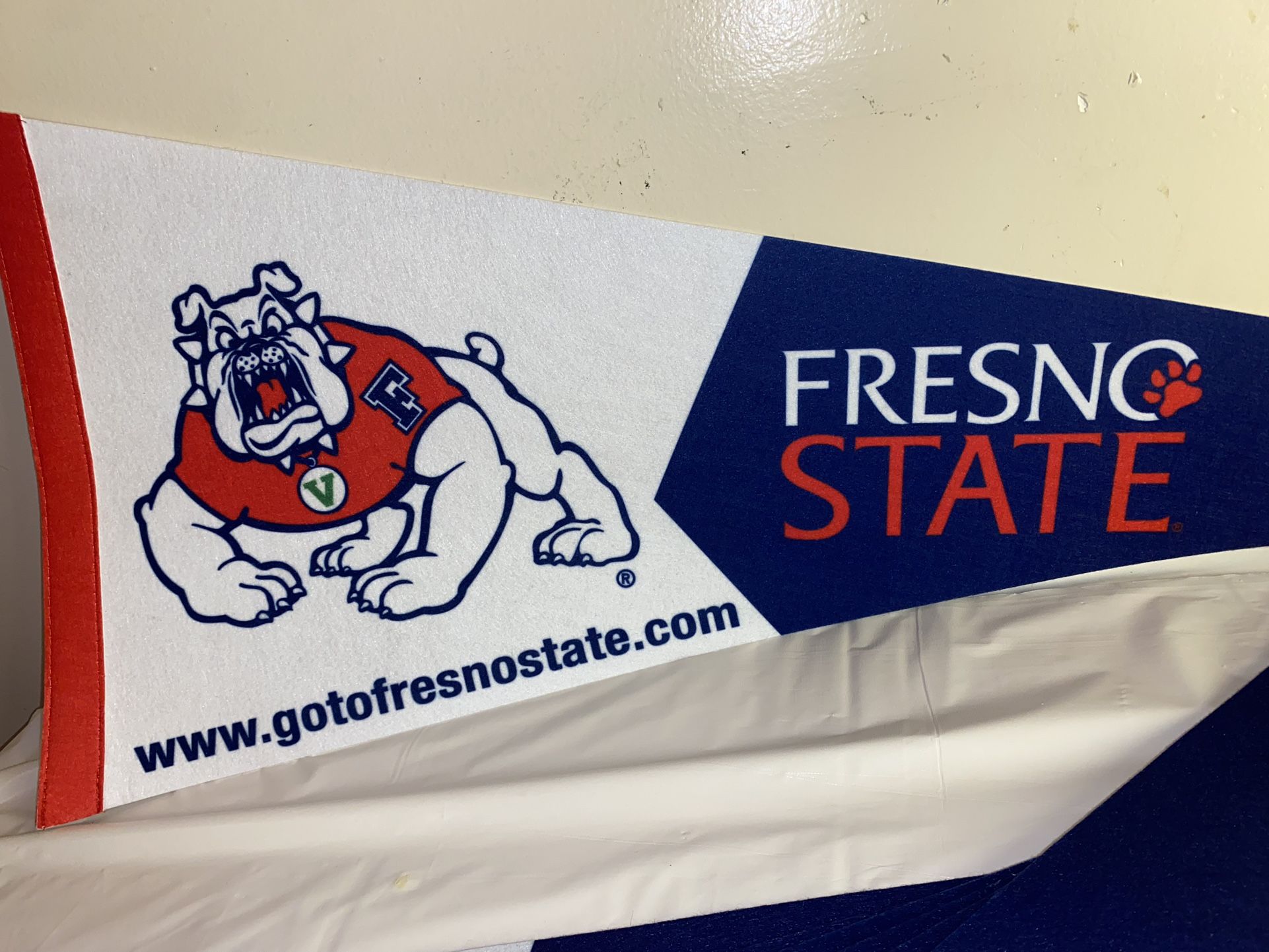thumbnail image 2 of Fresno State Bulldogs 3x5 Foot Flag - Officially Licensed College Banner 2 of 12