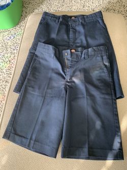 2 For $8.00 Dickies Navy Blue Short For Boys 