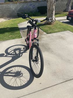 Pink GoTrax  e-bike