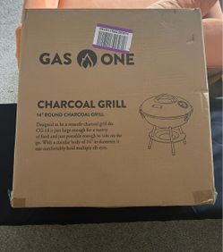 GasOne 14” charcoal grill (NEW in box)