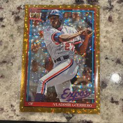 2026 Topps 75th Vladimir Guerrero T91-93 Throwback Orange Crackle  /50