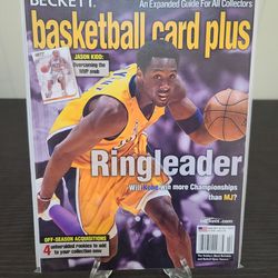 Kobe Bryant Lakers NBA basketball Beckett magazine 