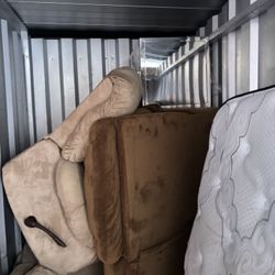 2 Recliners And Loveseat Basically Brand New