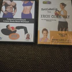 KETTLE BALL IRON CORE & BUSTING SUPER ABS DVD WORKOUT DVD