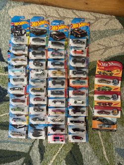 Hotwheel cars lot